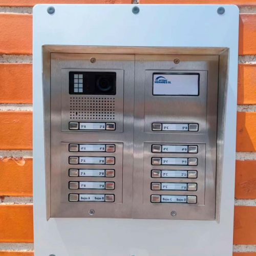 Video porteroautomático color gris