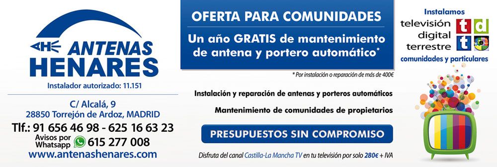 Ofertas de Antenas Henares